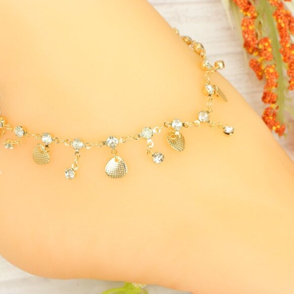 "Handmade Anklet – Elegant & Delicate Jewelry for Women | UNVRC1301 - Picture 10 of 10